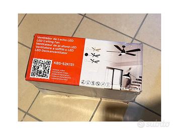 Ventilatore da soffitto con luce Led