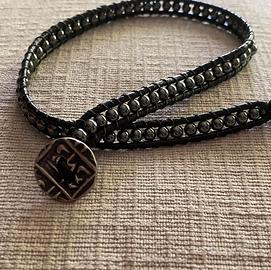 Bracciale Stile Chan Luu in Ematite
