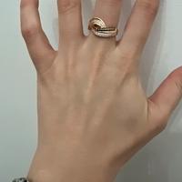 Anello elegante color oro