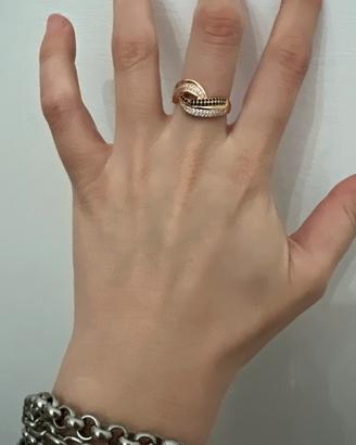 Anello elegante color oro