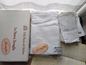 Tovaglia Fiandra Mulino Bianco 1993 puro cotone 