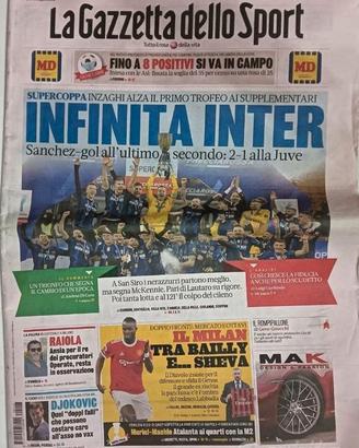 Giornale GDS Inter supercoppa 2022