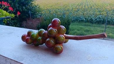 Grappolo uva vintage vetro