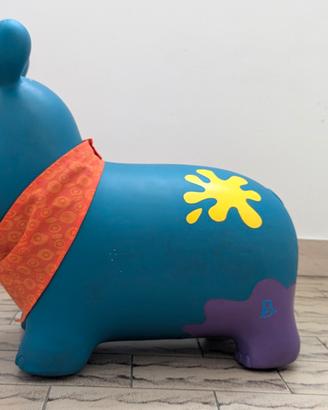Ippopotamo Cavalcabile Gonfiabile per Bambini