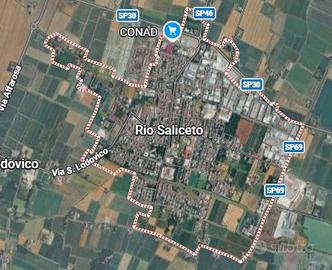 Rio Saliceto ampio bilocale con giardino