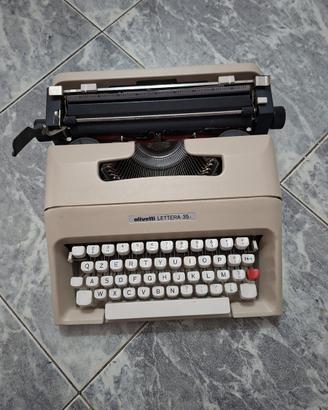 Olivetti Lettera 35 vintage anni '70