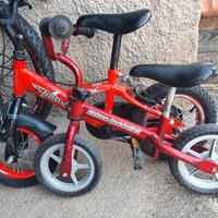 2 Bici Primi Passi + Taglia 14