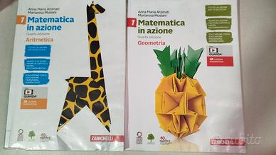 Libri Matematica in azione 1 aritmetica+geometria