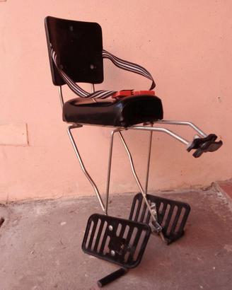 Sellino posteriore bici nero