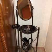 Toilette canna di fucile smaltata Blue