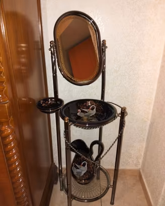 Toilette canna di fucile smaltata Blue