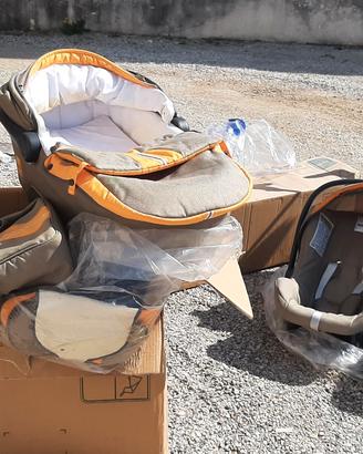 trio inglesina verde arancio