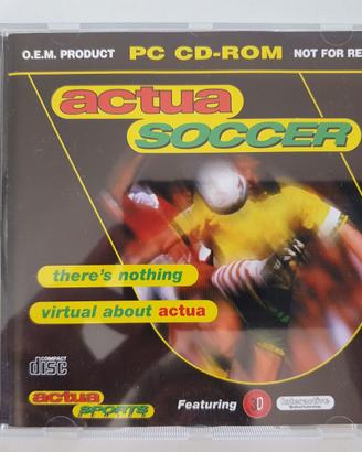 Actua Soccer CD PC MS-DOS, Windows95, Gremlin 1995