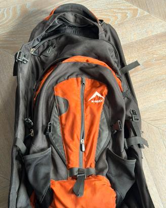 Zaino campeggio/trekking KWay nomad 90