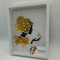 Cornici 3d con disegni realizzati in QUILLING