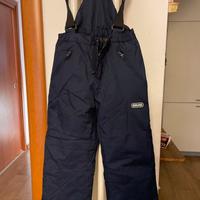 Pantalone sci bambino/na, blu 98/104 3/4 anni