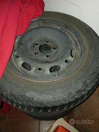 4 cerchi in ferro per polo... 5 fori