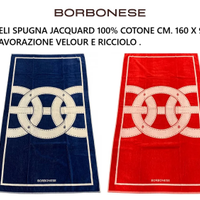Teli spugna BORBONESE cm. 160 x 90 100% cotone