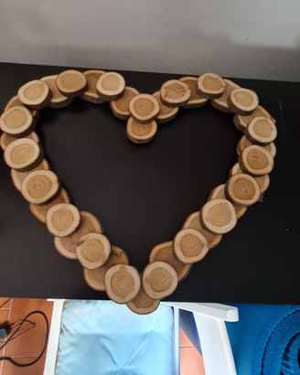 Cuore in legno