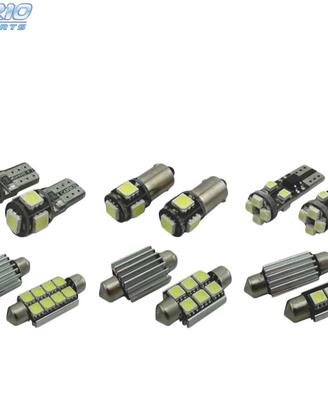 KIT 17 LAMPADE LED INTERNE PER RENAULT MEGANE II 2