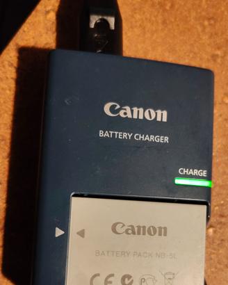 Caricabatterie Canon con batteria NB-5L