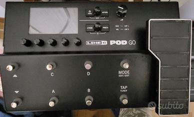 Line 6 POD GO e cassa attiva Powercab 112