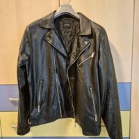Giacca in ecopelle uomo taglia L