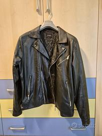 Giacca in ecopelle uomo taglia L