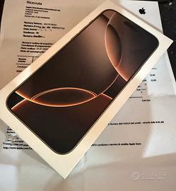 iPhone 16 Pro Max 256 Giga con Garanzia