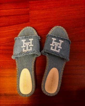 ciabatte eleganti Tommy Hilfinger in denim