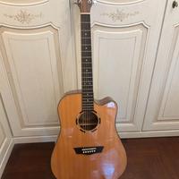 Chitarra acustica Washburn DLW10SCE NAT