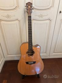 Chitarra acustica Washburn DLW10SCE NAT