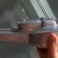 Fusoliera in alluminio elicottero Agusta Bell 