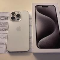 Iphone 15 pro bianco scontrino e fattura