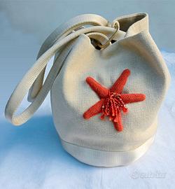Borsa a secchiello da donna. 