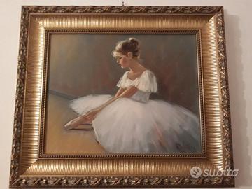 "Ballerina" olio su tela di Salvatore Rodriguez 