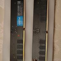RAM DDR5 Crucial - 64 GB x 2 5600 Mt/s