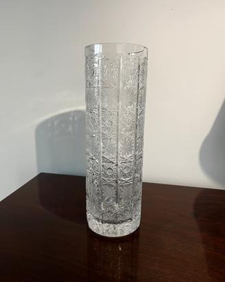 Vaso in cristallo intagliato a mano tipo Waterford