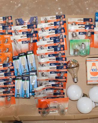 Lampadine incandescenza nuove E14/27 vintage