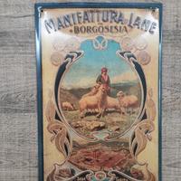 Targa Pubblicitaria Lane Borgosesia 
