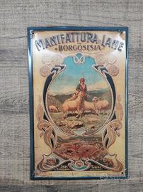 Targa Pubblicitaria Lane Borgosesia 