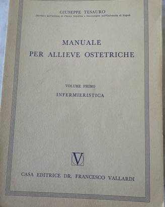 Raro:Manuale per Allieve Ostetriche, G. TESAURO