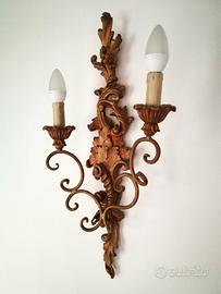 Nr.3 - Applique Stile Natura/Flora - Attacco E14