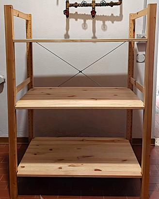 Scaffale Ivar Ikea - legno pino massiccio