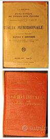 Guida rossa TCI Italia Meridionale II VOL. - 1927
