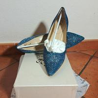 Dècolletè L'Arianna donna made in italy blu 38 1/2