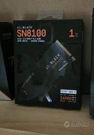SSD WD BLACK  1tb PCle 5.0