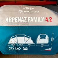 Tenda campeggio ARPENAZ 4.2 | 4 POSTI | 2 CAMERE