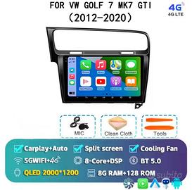 Autoradio android golf 7 10.1” 8gb+128gb 2k