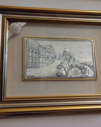 Bassorilievo argento 996‰ ACCA – firma Castellani